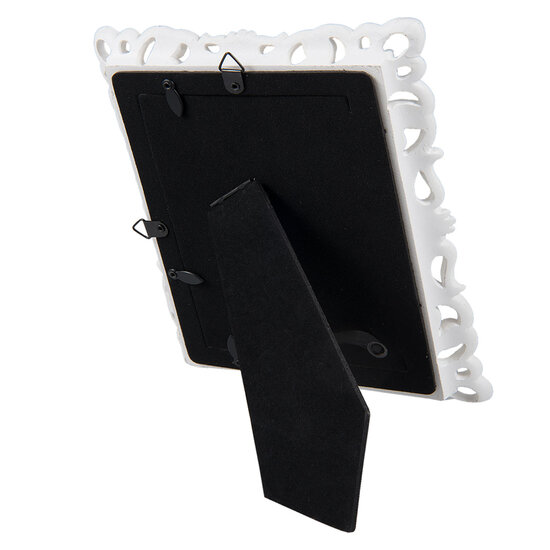 Clayre &amp; Eef   | Fotolijst Wit 17x2x22 cm / 10x15 cm | 2F0499