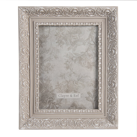 Clayre & Eef | Fotolijst Grijs 19x2x24 cm / 13x18 cm | 2F0807