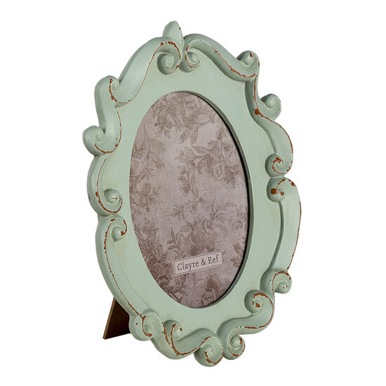 Clayre & Eef | Fotolijst Groen 19x2x25 cm / 12x16 cm | 2F0883