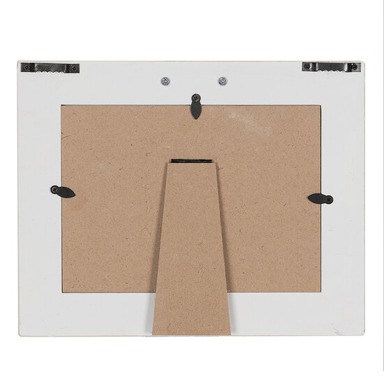 Clayre &amp; Eef   | Fotolijst Wit 24x3x19 cm / 18x13 cm | 2F0887W