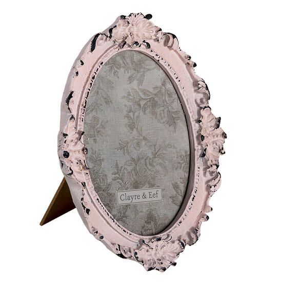 Clayre & Eef | Fotolijst Roze 17x2x20 cm / 12x15 cm | 2F0891