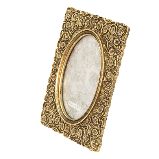 Clayre & Eef | Fotolijst Goudkleurig 16x1x21 cm / 10x15 cm | 2F0930