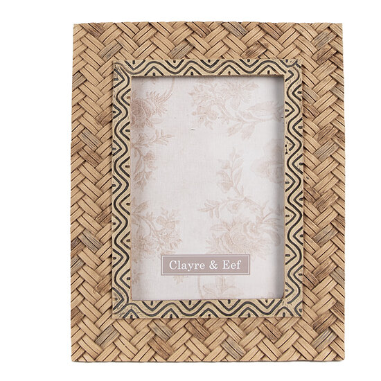 Clayre & Eef | Fotolijst Bruin 16x2x21 cm / 10x15 cm | 2F0944