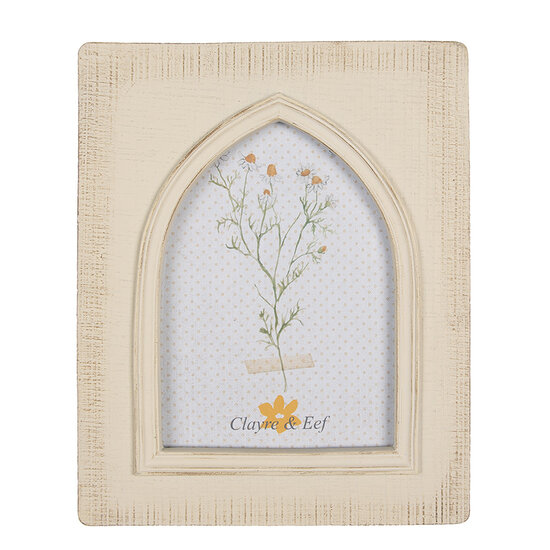 Clayre & Eef | Fotolijst Beige 17x2x22 cm / 10x15 cm | 2F1077