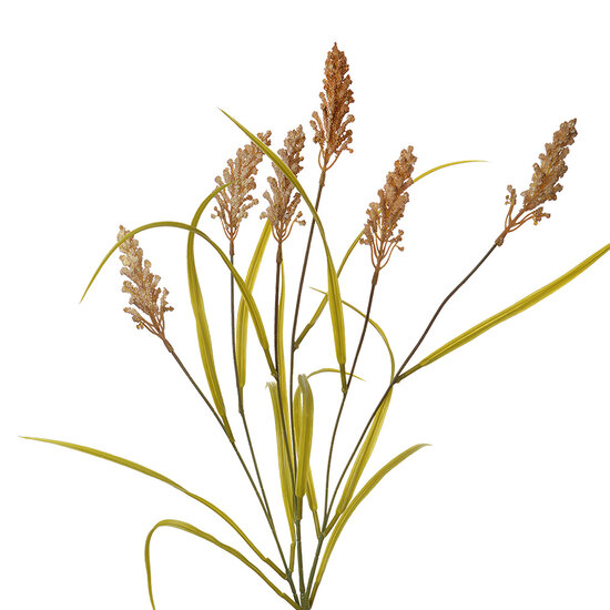 Clayre & Eef | Kunstbloem Beige Groen 15x5x85 cm | 5PL0064
