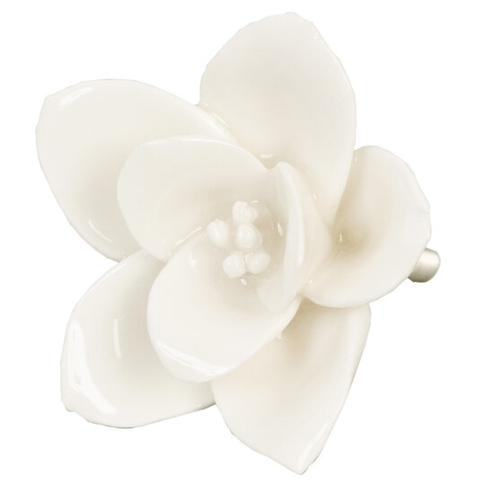 Clayre & Eef | Deurknop Bloem Beige ø 5x4 cm | 61916