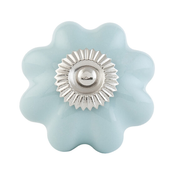 Clayre & Eef | Deurknop Blauw ø 4x3 cm | 63513