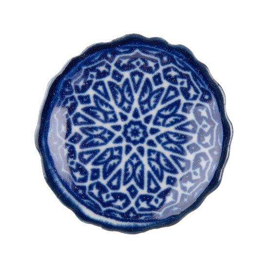 Clayre & Eef | Deurknop Blauw ø 4x4 cm | 64481