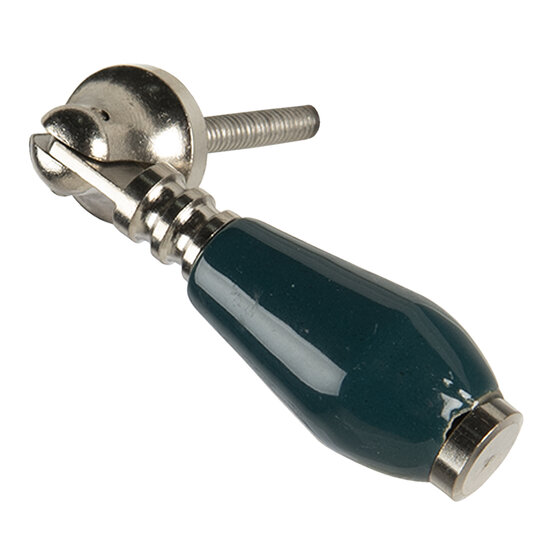 Clayre & Eef | Deurknop Groen 2x2x6 cm / S4 cm | 64766