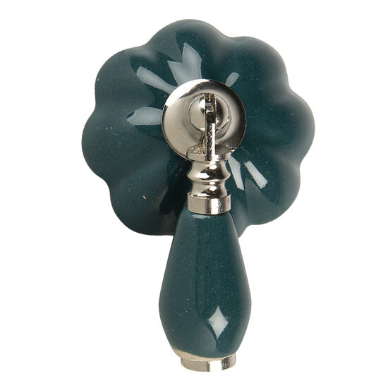 Clayre & Eef | Deurknop Groen 4x8x6 cm / S4 cm | 64780