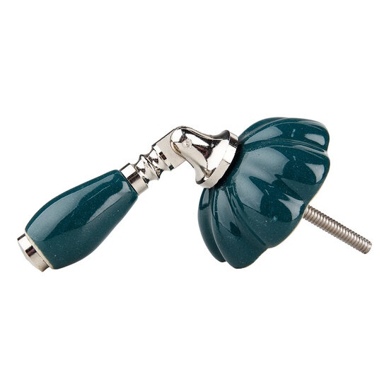 Clayre & Eef | Deurknop Groen 4x8x6 cm / S4 cm | 64780