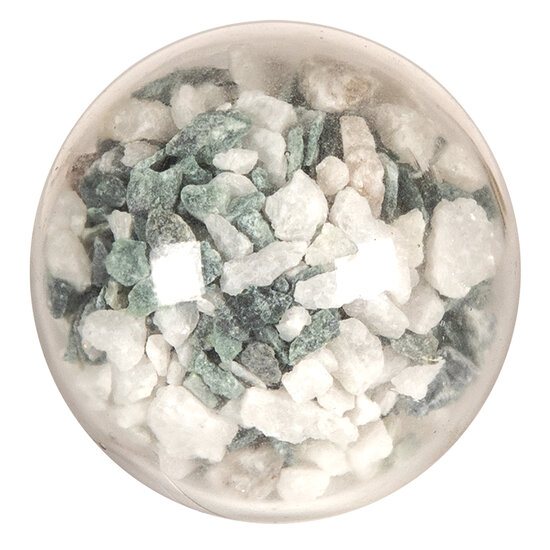 Clayre & Eef | Deurknop Grijs Wit ø 4x4 cm / S3 cm | 65020