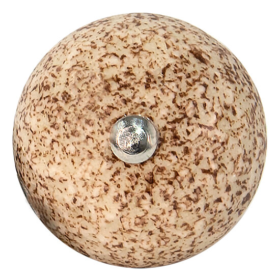 Clayre &amp; Eef   | Deurknop Bruin Beige &oslash; 4x4 cm / S3 cm | 65056