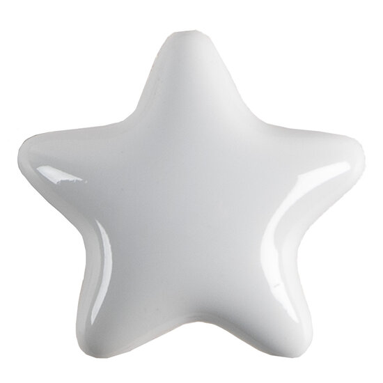 Clayre & Eef | Deurknop set van 4 Wit ø 4x3/6 cm | 65296