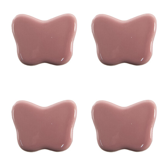 Clayre & Eef | Deurknop set van 4 Roze ø 4x3/6 cm | 65299