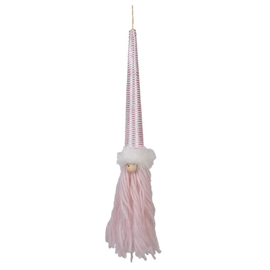 Clayre & Eef | Decoratie hanger Kabouter Roze 6x6x48 cm | 65611