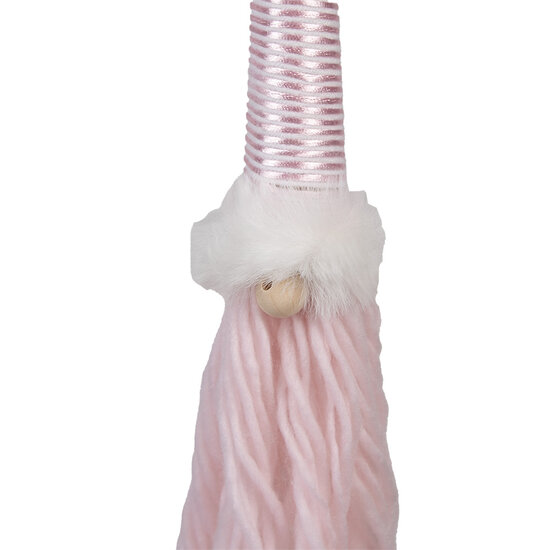 Clayre & Eef | Decoratie hanger Kabouter Roze 6x6x48 cm | 65611