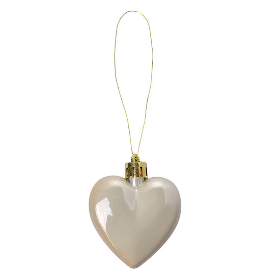 Clayre & Eef | Kerstbal (Set van 8) Bruin 5x1x5 cm | 65615