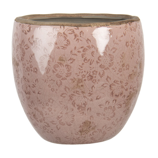 Clayre & Eef | Bloempot Binnen Roze ø 18x17 cm | 6CE1250M