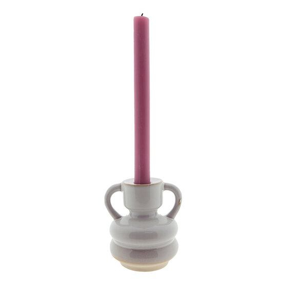 Clayre & Eef | Kandelaar Beige ø 9x9 cm | 6CE1521