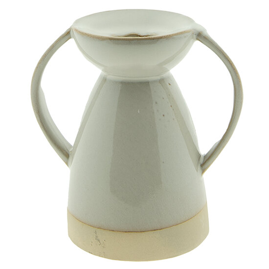 Clayre & Eef | Kandelaar Beige 12x8x13 cm | 6CE1522