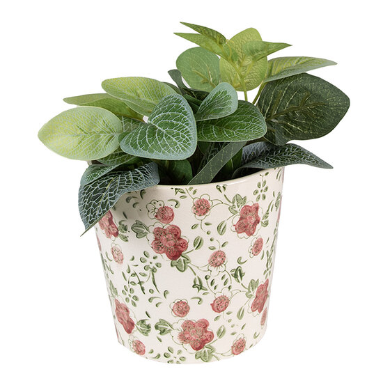 Clayre & Eef | Bloempot Binnen Roze, Beige ø 14x13 cm | 6CE1566S