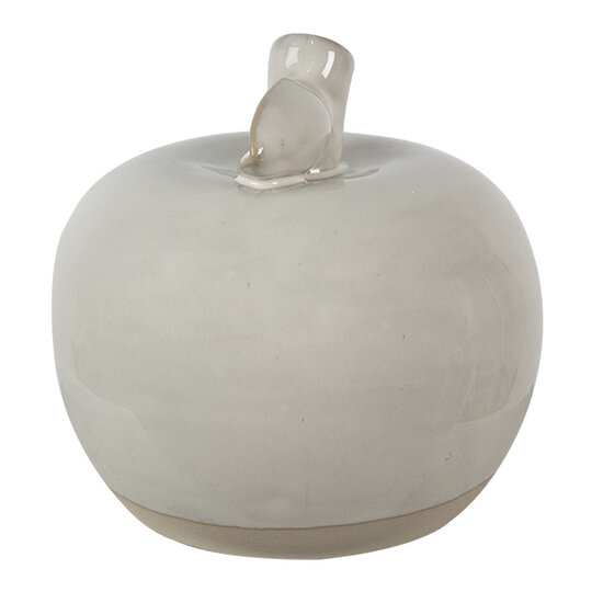 Clayre & Eef | Decoratie Appel Beige ø 8x8 cm | 6CE1592S