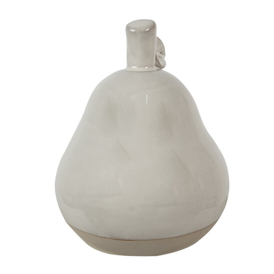 Clayre & Eef | Decoratie Peer Beige ø 8x11 cm | 6CE1593S