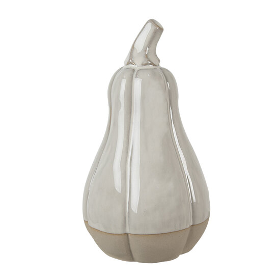 Clayre & Eef | Decoratie Pompoen Beige ø 9x15 cm | 6CE1594M