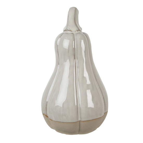 Clayre & Eef | Decoratie Pompoen Beige ø 9x15 cm | 6CE1594M