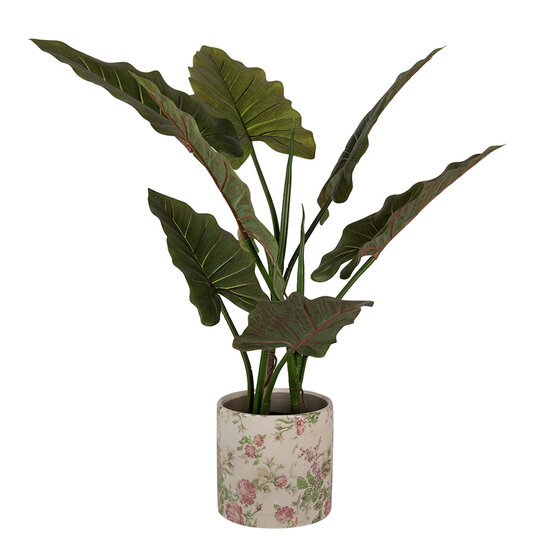 Clayre & Eef | Bloempot Binnen Beige Roze ø 17x16 cm | 6CE1623L