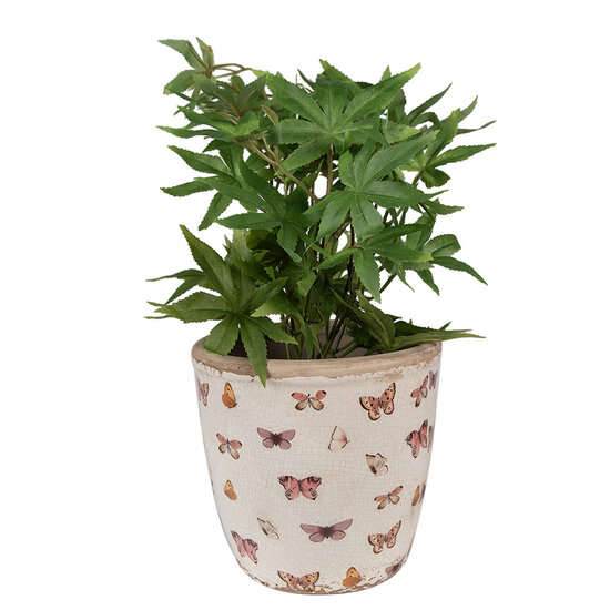 Clayre &amp; Eef   | Bloempot Binnen Beige &oslash; 16x16 cm | 6CE1661L