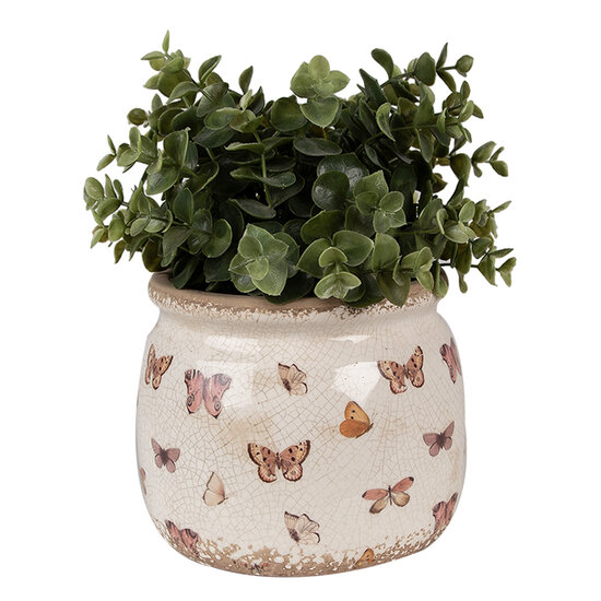 Clayre & Eef | Bloempot Binnen Beige ø 16x13 cm | 6CE1662M