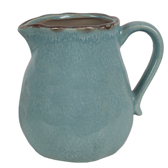 Clayre & Eef | Decoratieve Schenkkan Blauw 17x13x15 cm | 6CE1713BL