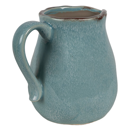 Clayre & Eef | Decoratieve Schenkkan Blauw 17x13x15 cm | 6CE1713BL