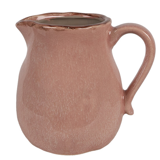 Clayre &amp; Eef   | Decoratieve Schenkkan Roze 17x13x15 cm | 6CE1713P