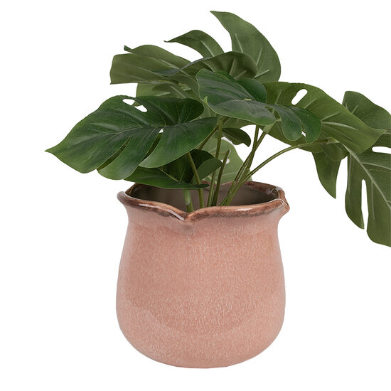 Clayre &amp; Eef   | Bloempot Binnen Roze &oslash; 16x15 cm | 6CE1714P