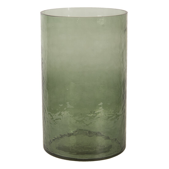 Clayre & Eef | Windlicht Groen ø 15x25 cm | 6GL3024