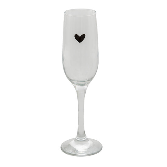 Clayre & Eef | Champagneglas Transparant 200 ml | 6GL3524