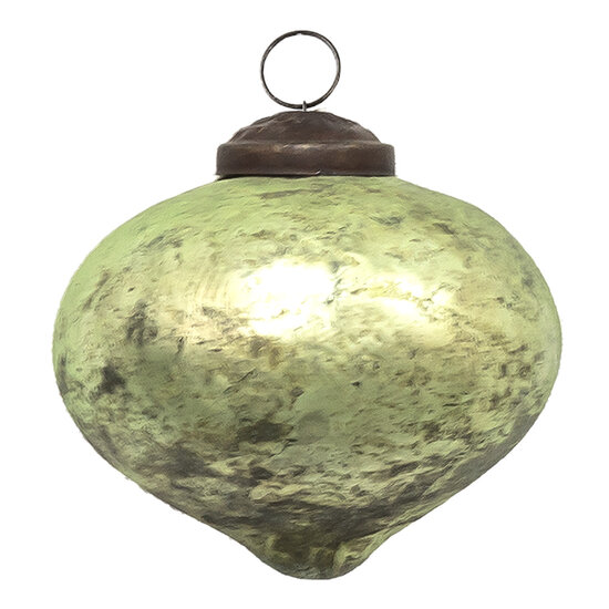 Clayre & Eef | Kerstbal Groen ø 7x7 cm | 6GL3662