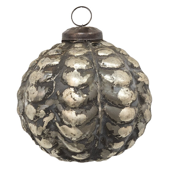 Clayre & Eef | Kerstbal Koperkleurig, Bruin ø 6x6 cm | 6GL3685