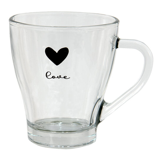 Clayre & Eef | Theeglas Transparant 200 ml | 6GL3710