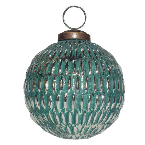Clayre & Eef | Kerstbal Groen ø 7x7 cm | 6GL3765
