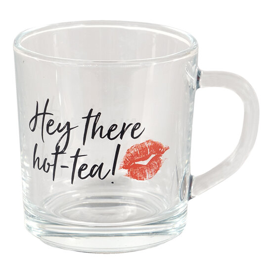 Clayre & Eef | Theeglas Transparant 11x8x9 cm / 200 ml | 6GL4249