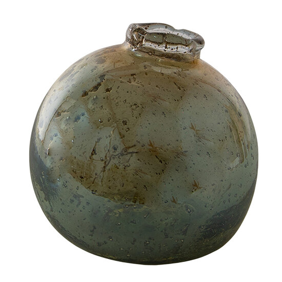 Clayre & Eef | Vazen glas Groen ø 9x10 cm | 6GL4284