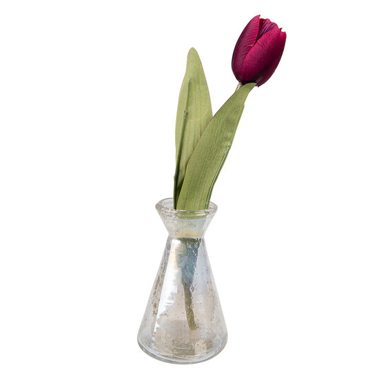 Clayre & Eef | Vazen glas Transparant ø 6x11 cm | 6GL4305