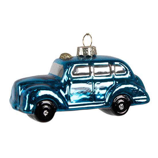 Clayre & Eef | Kersthanger Blauw 9x4x5 cm | 6GL4328
