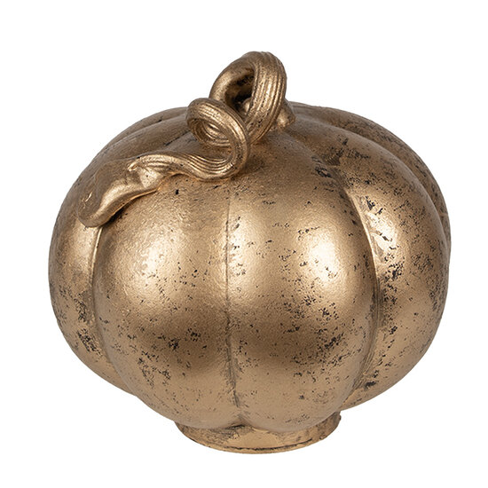 Clayre & Eef | Decoratie Pompoen Koperkleurig ø 15x15 cm | 6GL4360