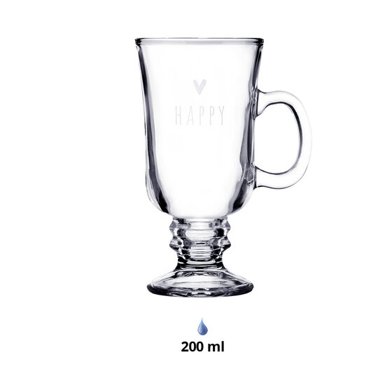 Clayre & Eef | Theeglas Transparant 200 ml | 6GL4373