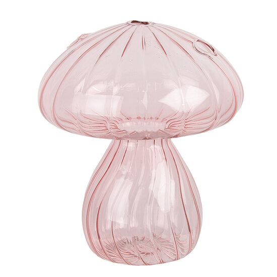 Clayre & Eef | Decoratie Paddenstoel Roze ø 13x15 cm | 6GL4474